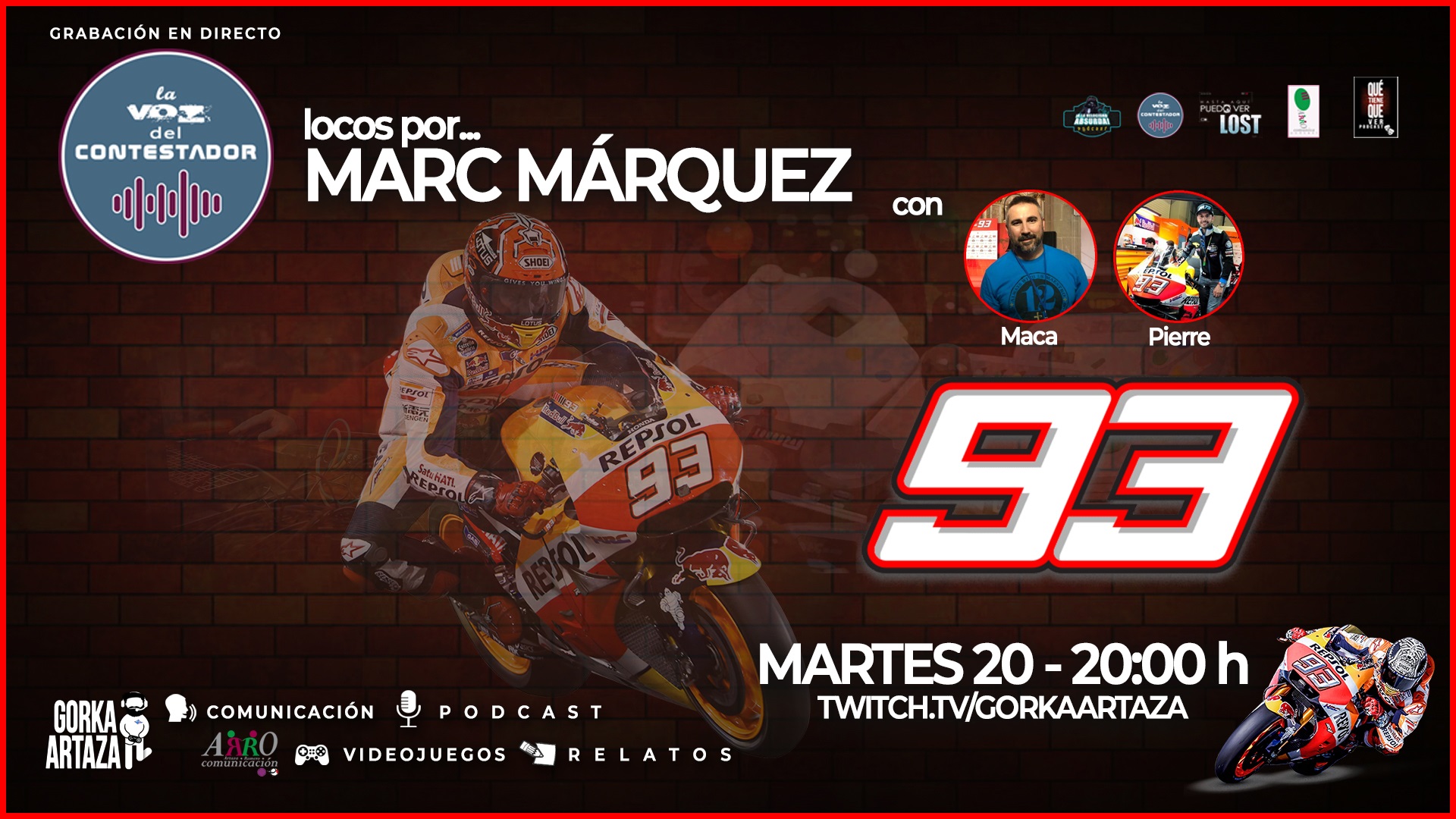 LVDC 12 – Locos por… MARC MÁRQUEZ (Con Maca y PierreMotos)
